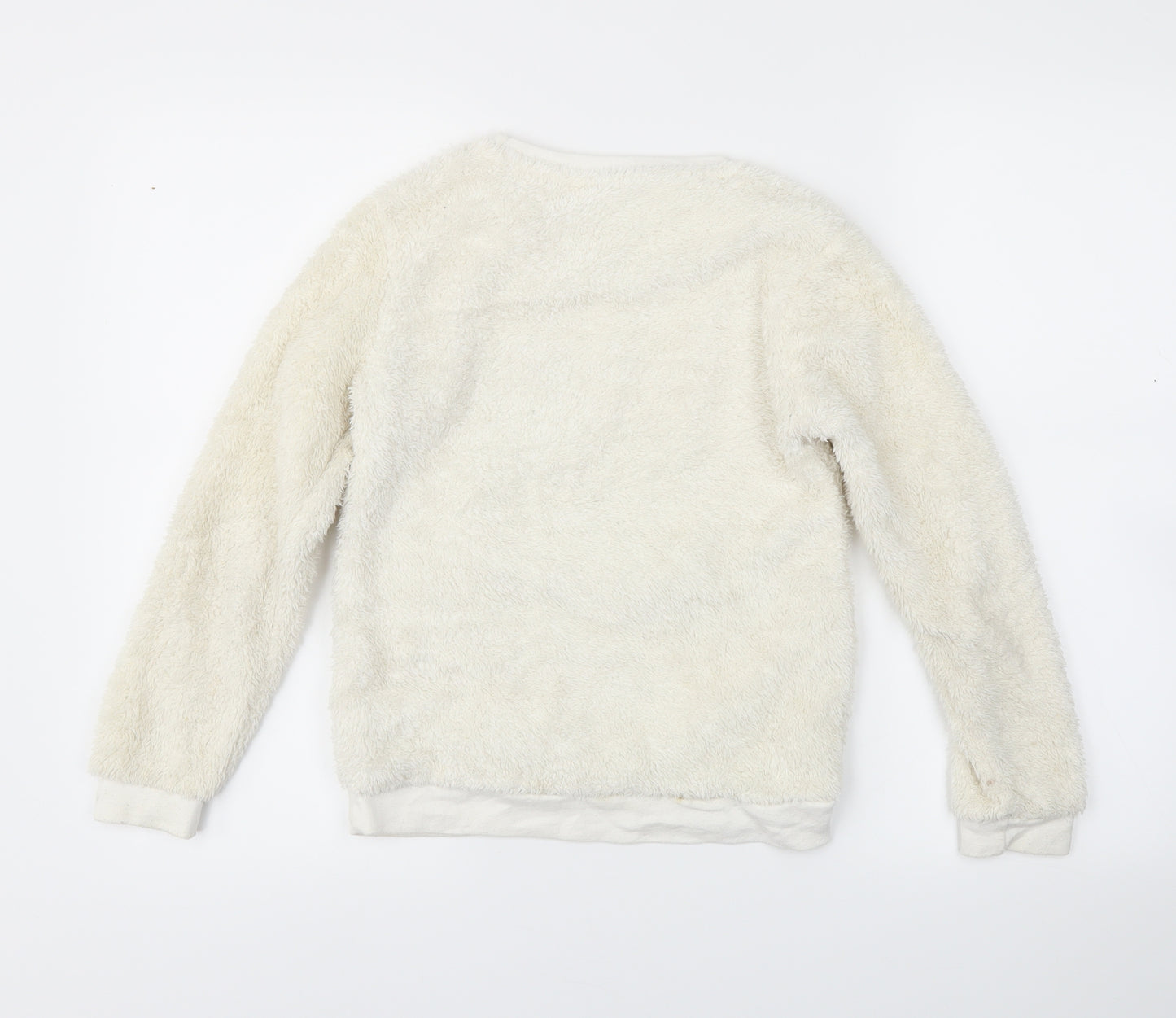 TU Girls Ivory   Pullover Jumper Size 10 Years