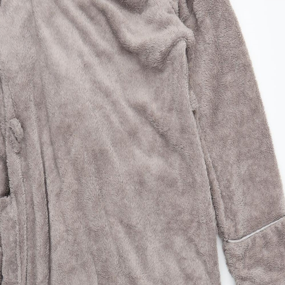 M&S Womens Brown Solid  Cami Robe Size 8