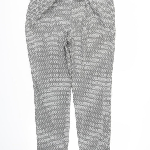 M&s Womens Grey   Trousers  Size 16 L28 in