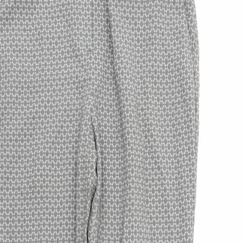 M&s Womens Grey   Trousers  Size 16 L28 in
