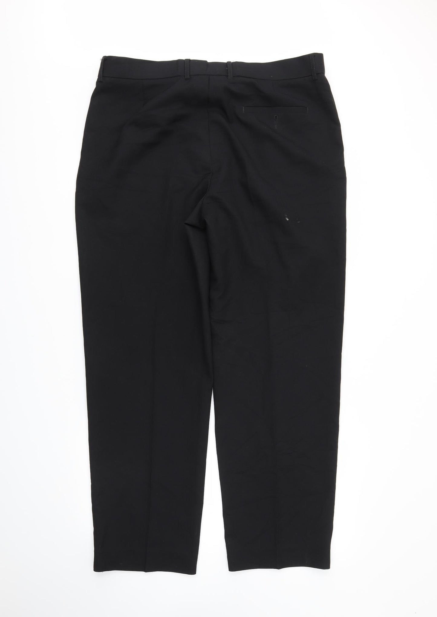 Preworn Mens Black   Trousers  Size 38 in L28 in