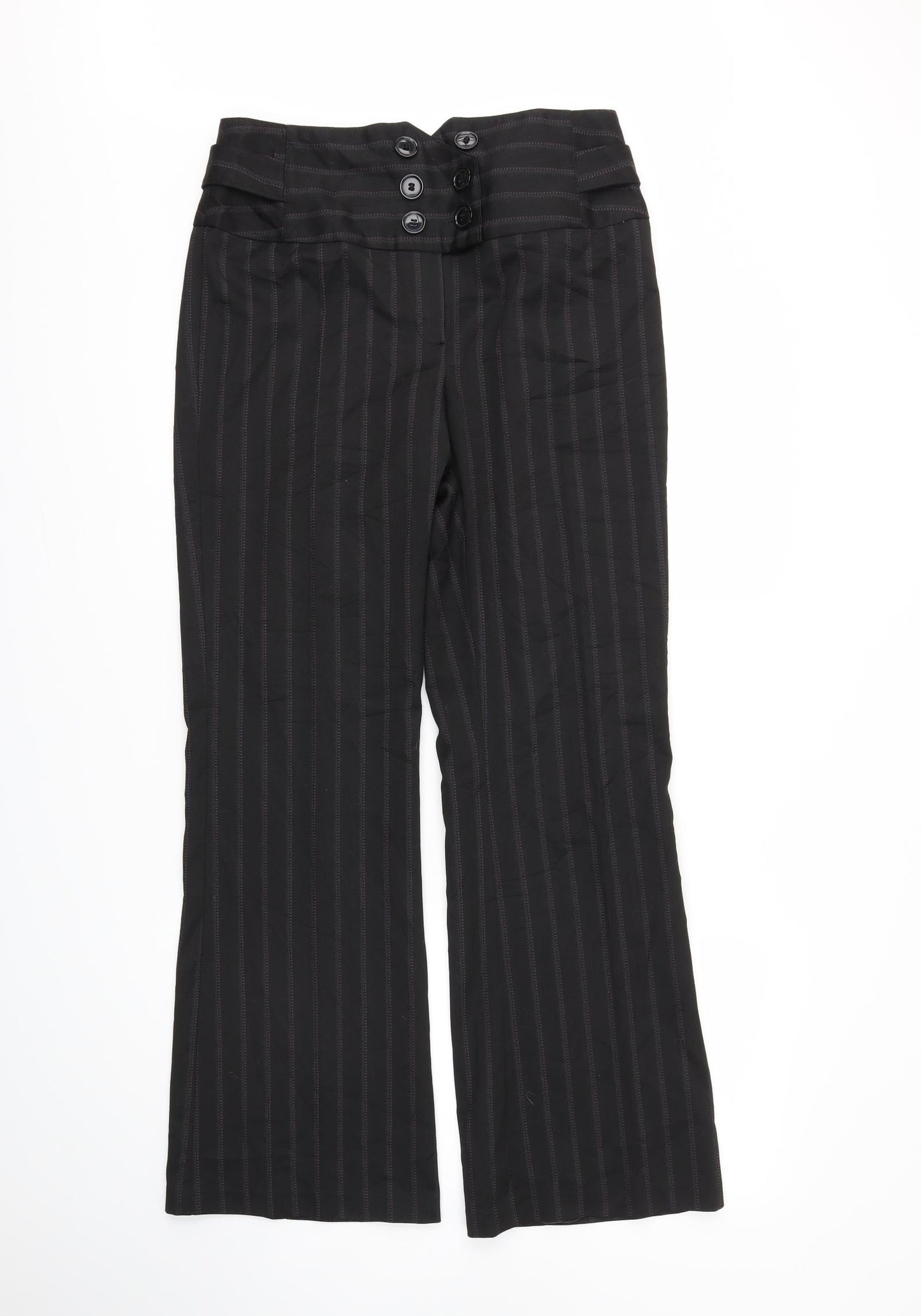 NEXT Womens Black   Trousers  Size 12 L28 in