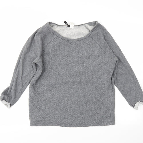 H&M Womens Grey   Pullover Jumper Size S