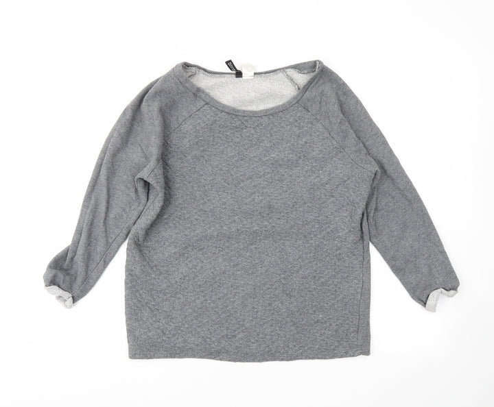 H&M Womens Grey   Pullover Jumper Size S