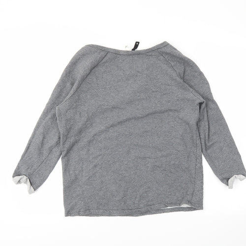 H&M Womens Grey   Pullover Jumper Size S