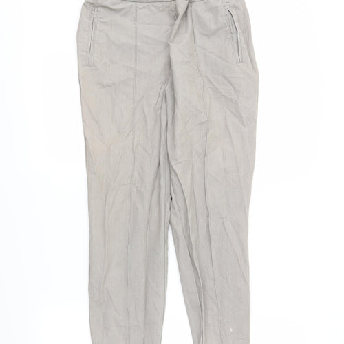 ASOS Womens Grey   Trousers  Size 10 L22.5 in