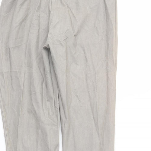 ASOS Womens Grey   Trousers  Size 10 L22.5 in