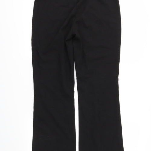 Style Womens Black   Trousers  Size 12 L28 in