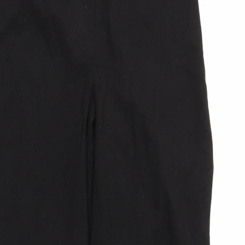 Style Womens Black   Trousers  Size 12 L28 in