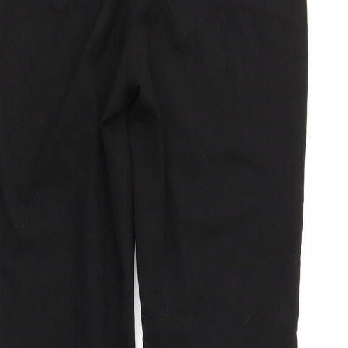 Style Womens Black   Trousers  Size 12 L28 in