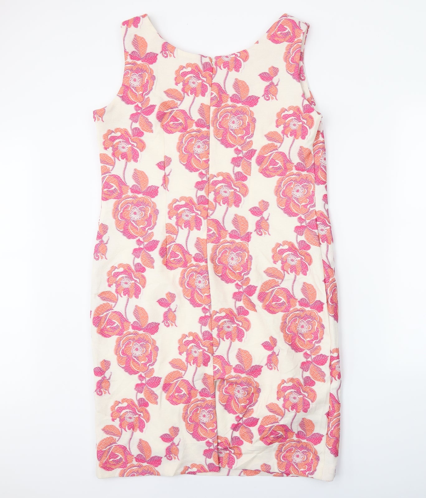 pomodoro Womens Ivory Floral  Shift  Size 16