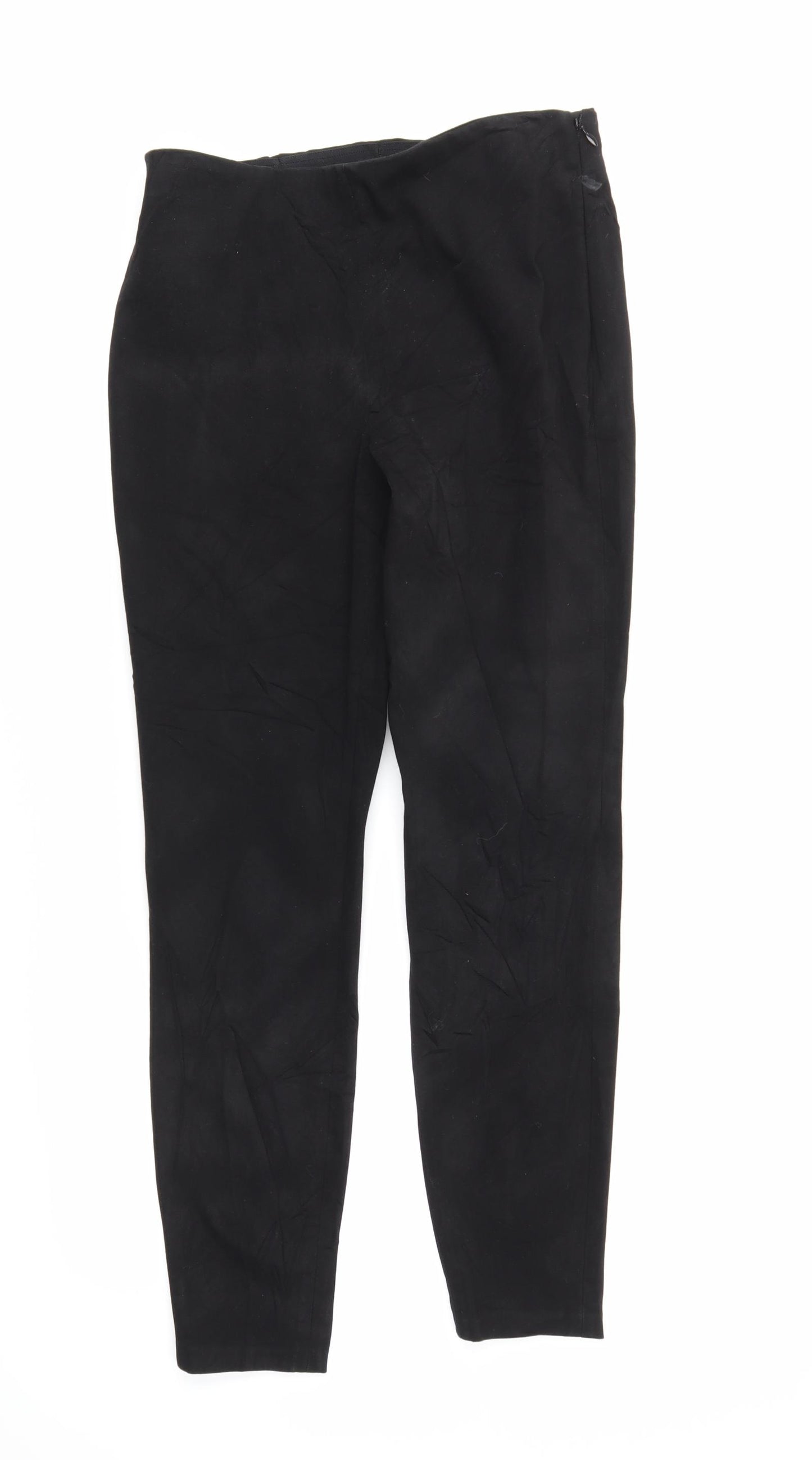 Preworn Womens Black   Trousers  Size 30 in L26 in