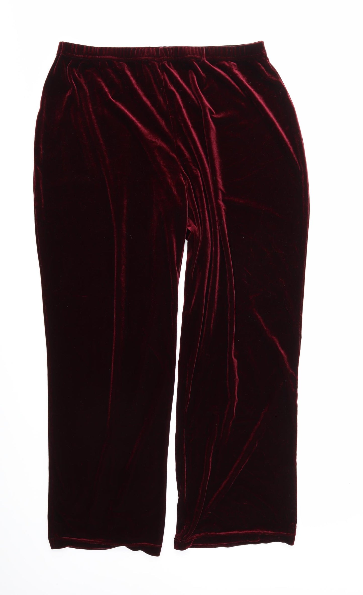 AMARANTO Womens Red   Sweatpants Trousers Size 20 L26 in