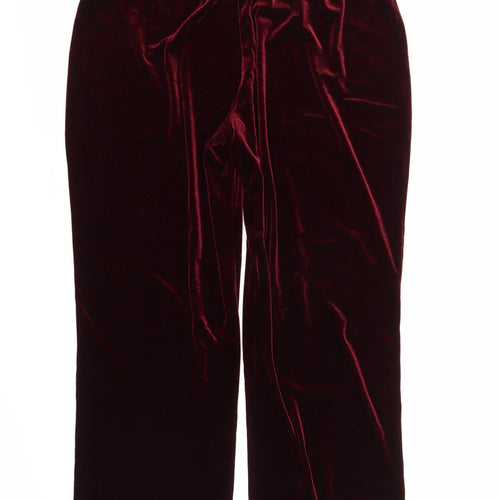 AMARANTO Womens Red   Sweatpants Trousers Size 20 L26 in