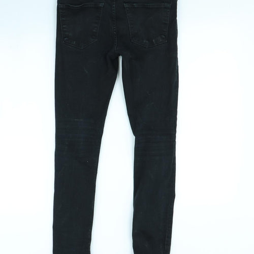 Preworn Womens Black   Skinny Jeans Size 28 in L30 in