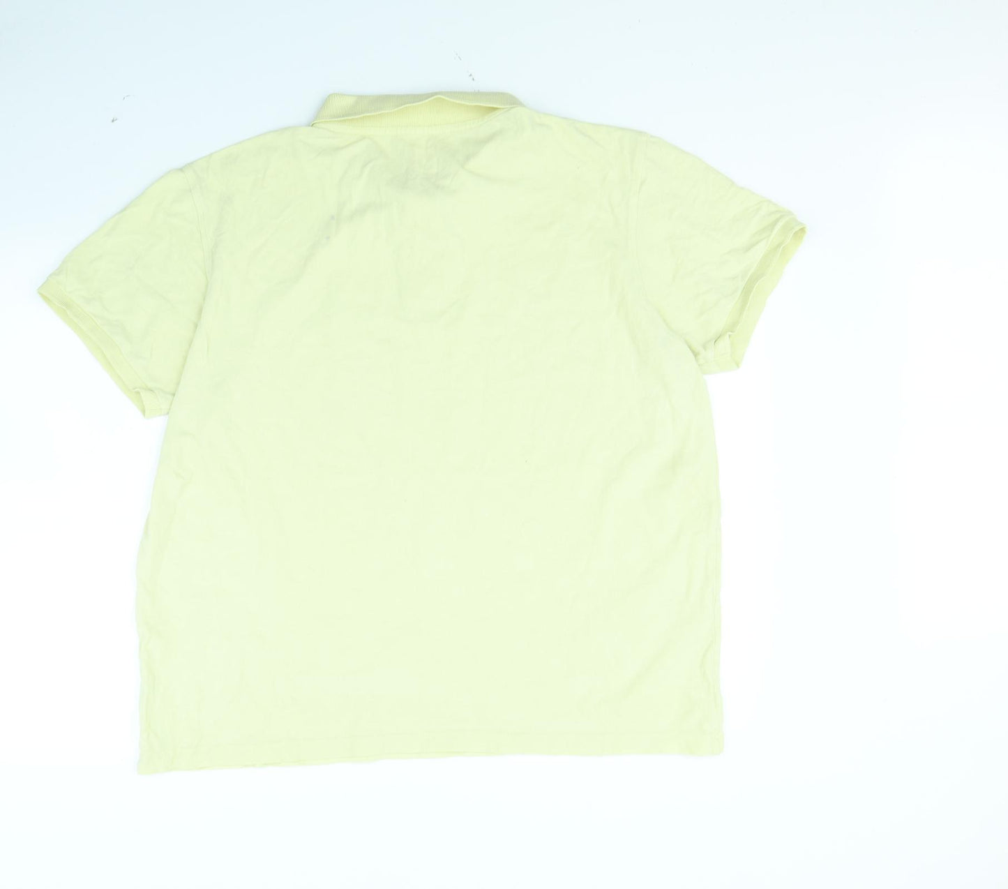 Pique Polo Mens Yellow    Polo Size 2XL