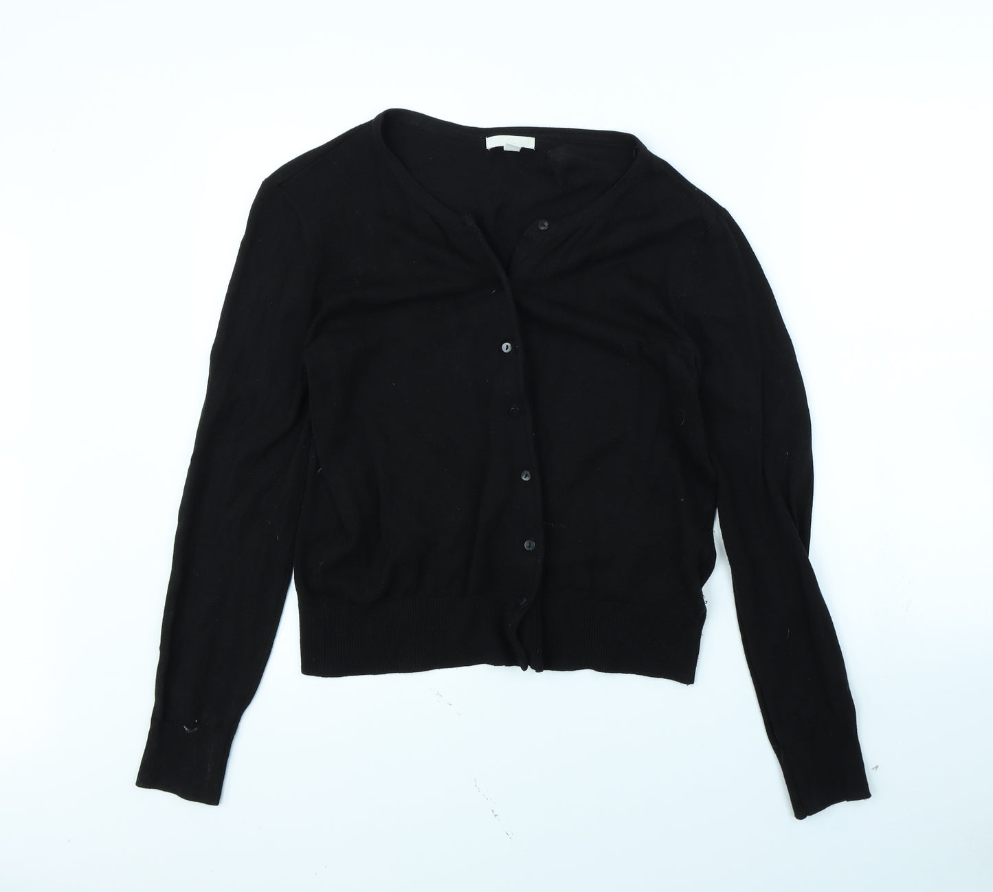 H&M Womens Black   Cardigan Jumper Size M