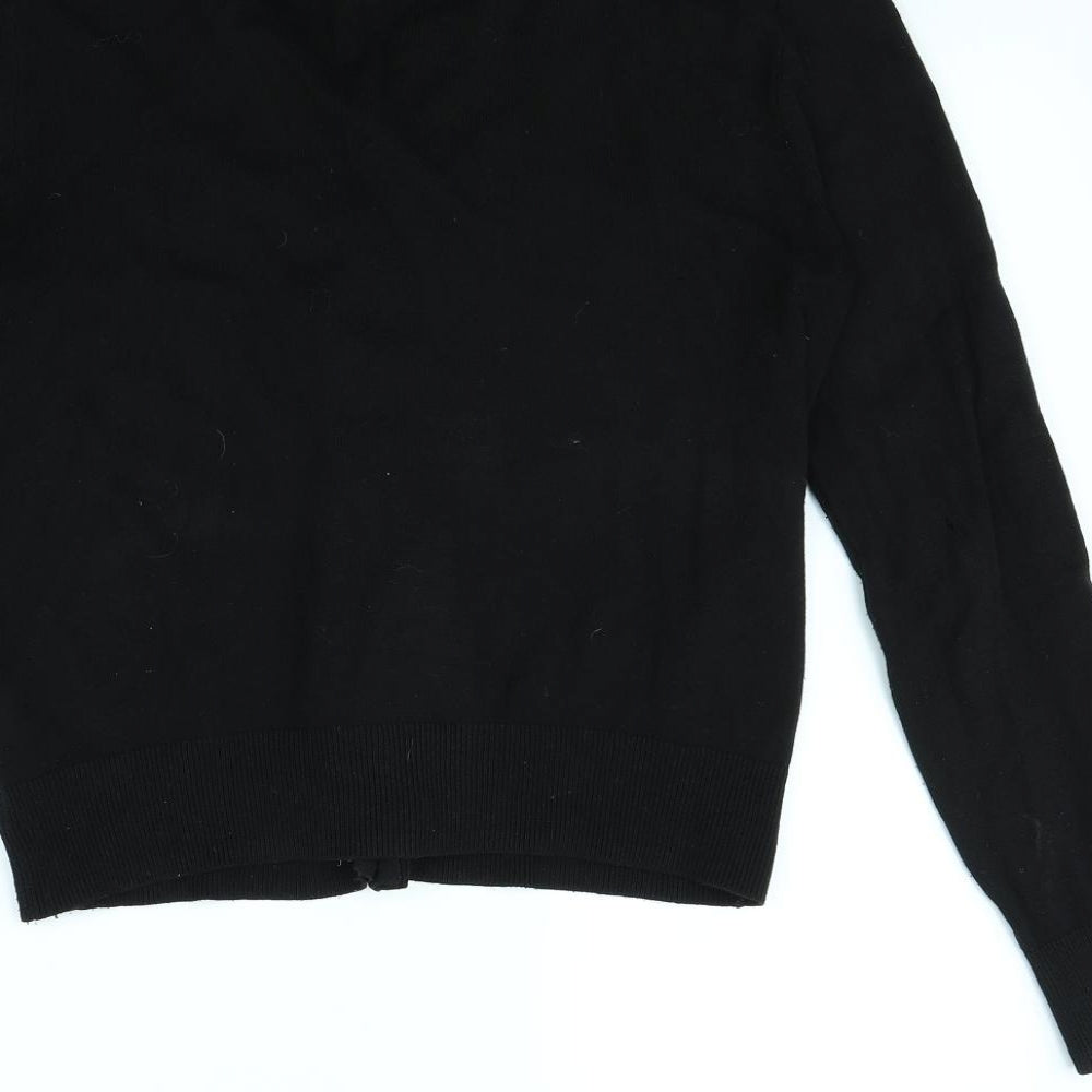 H&M Womens Black   Cardigan Jumper Size M