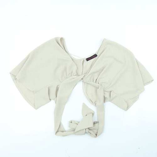 Edge Street Womens Beige   Basic Blouse Size 6