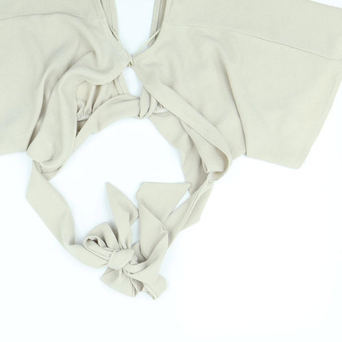 Edge Street Womens Beige   Basic Blouse Size 6