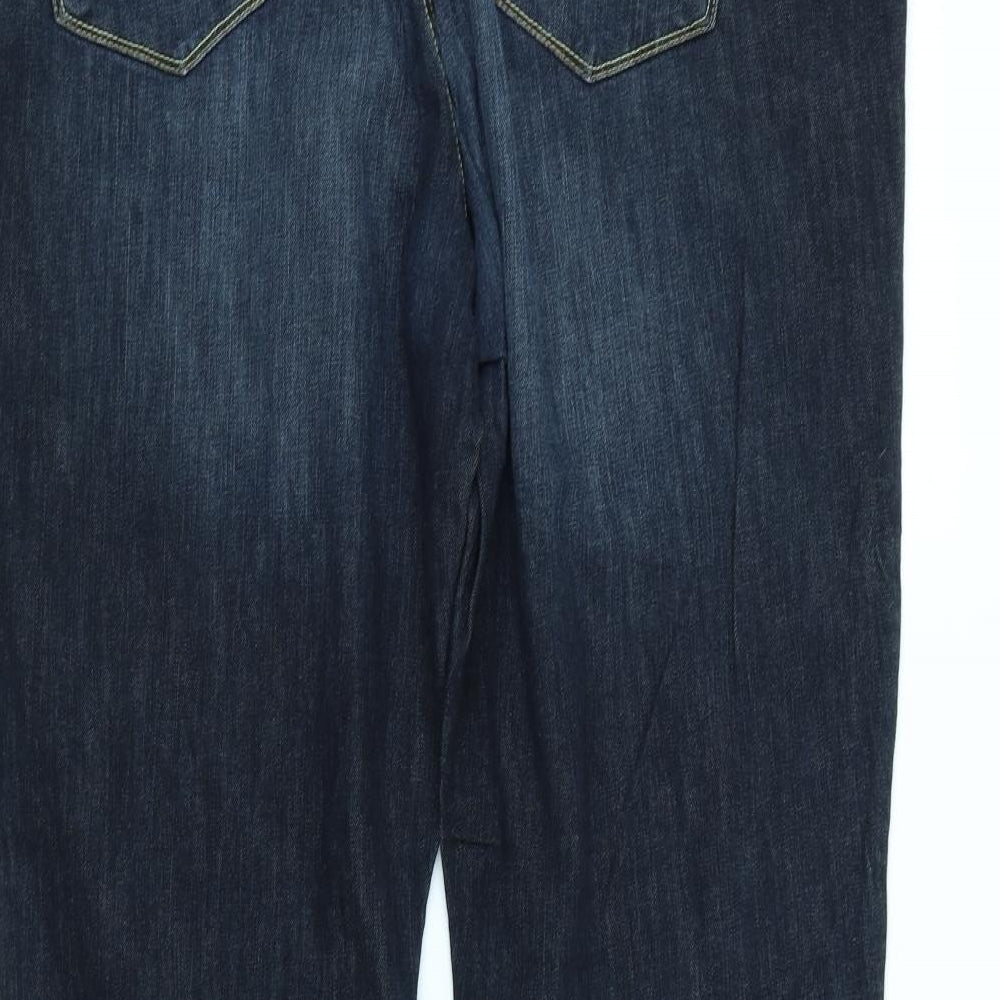 DP Denim Womens Blue   Flared Jeans Size 22 L30 in