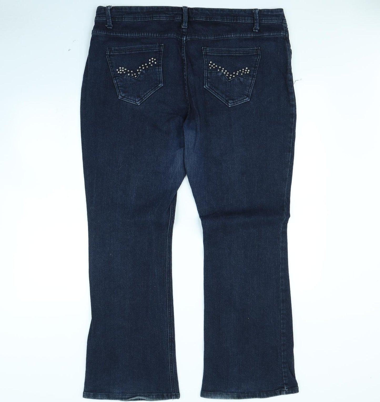DP Denim Womens Blue   Flared Jeans Size 22 L30 in
