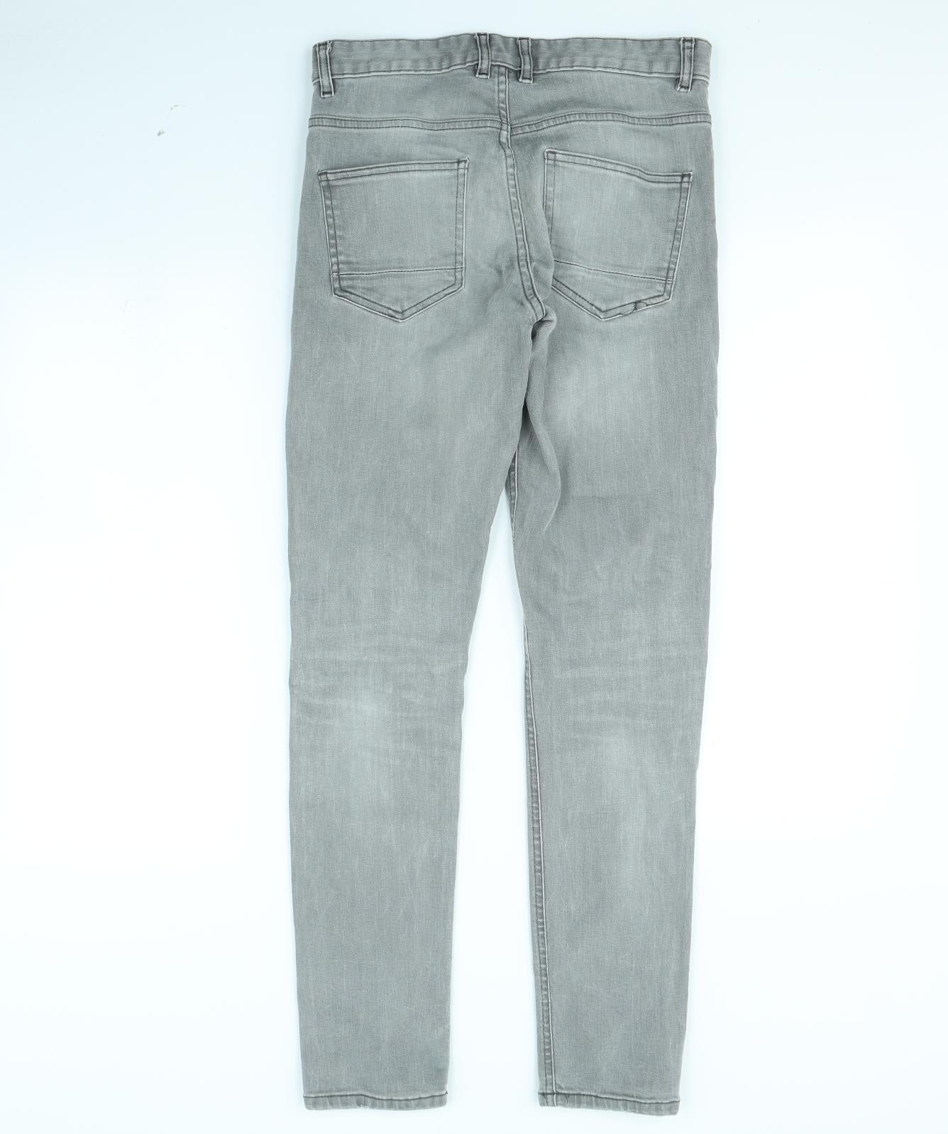 NEXT Mens Grey   Straight Jeans Size 28 L29 in