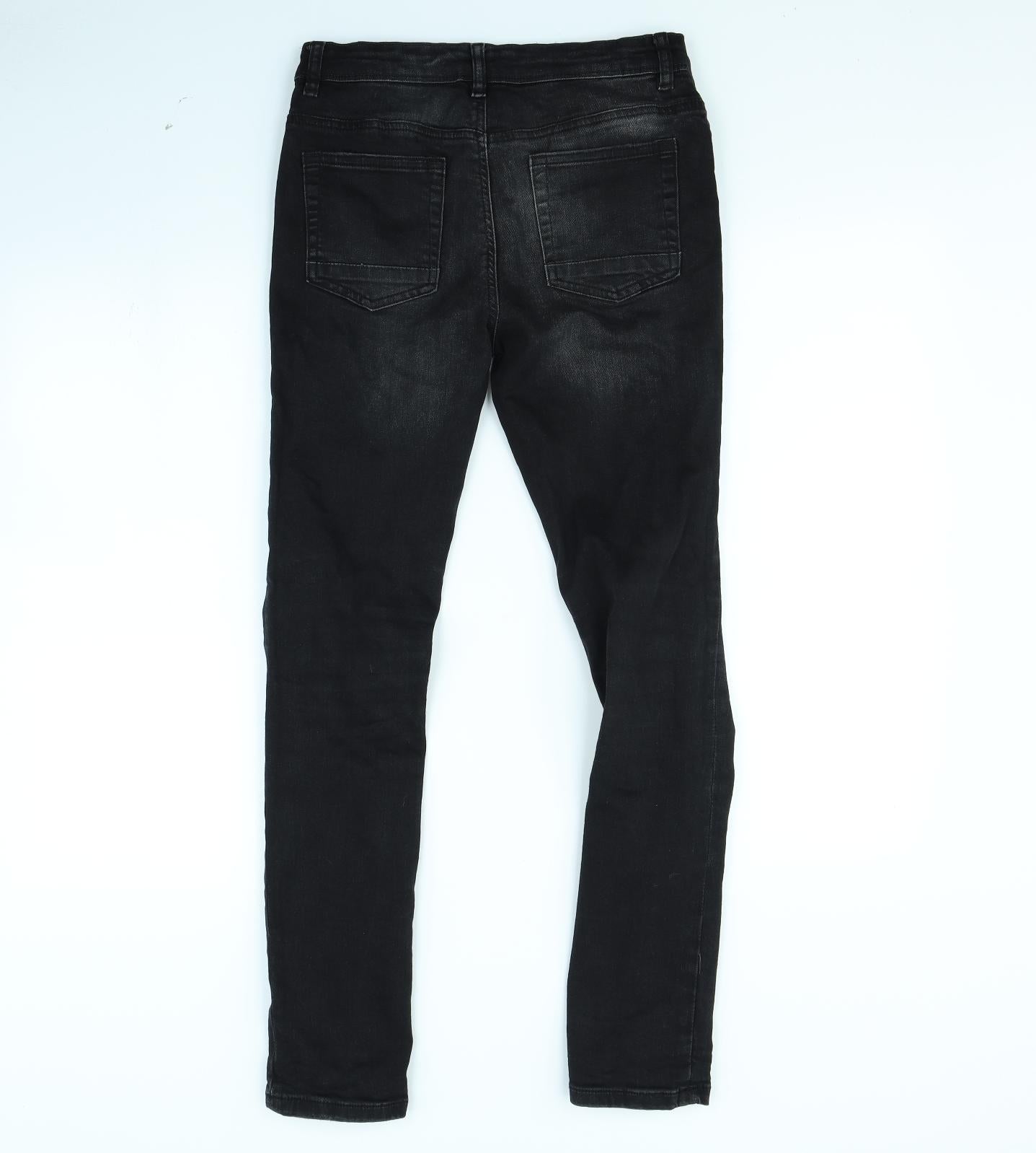 Denim & Co. Girls Black   Skinny Jeans Size 12 Years