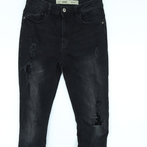 Denim & Co. Girls Black   Skinny Jeans Size 12 Years