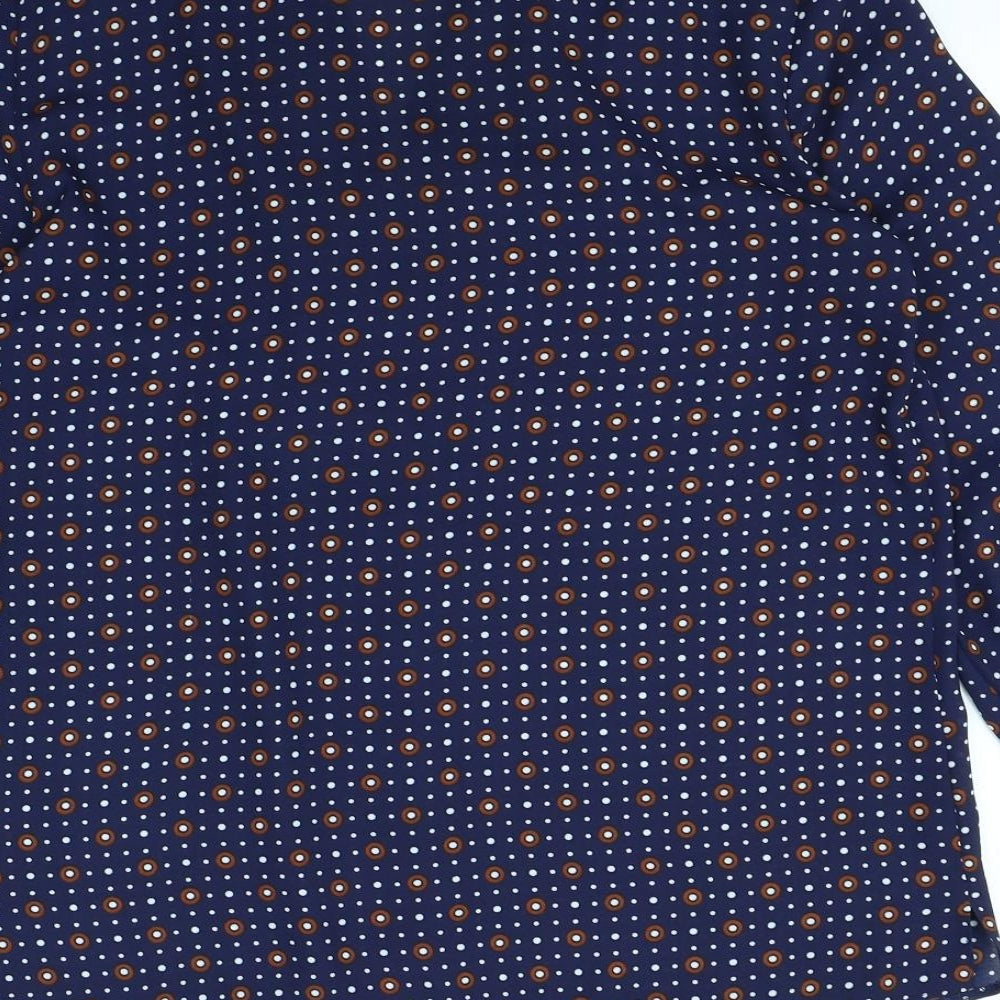 TU Womens Blue   Basic Button-Up Size 16