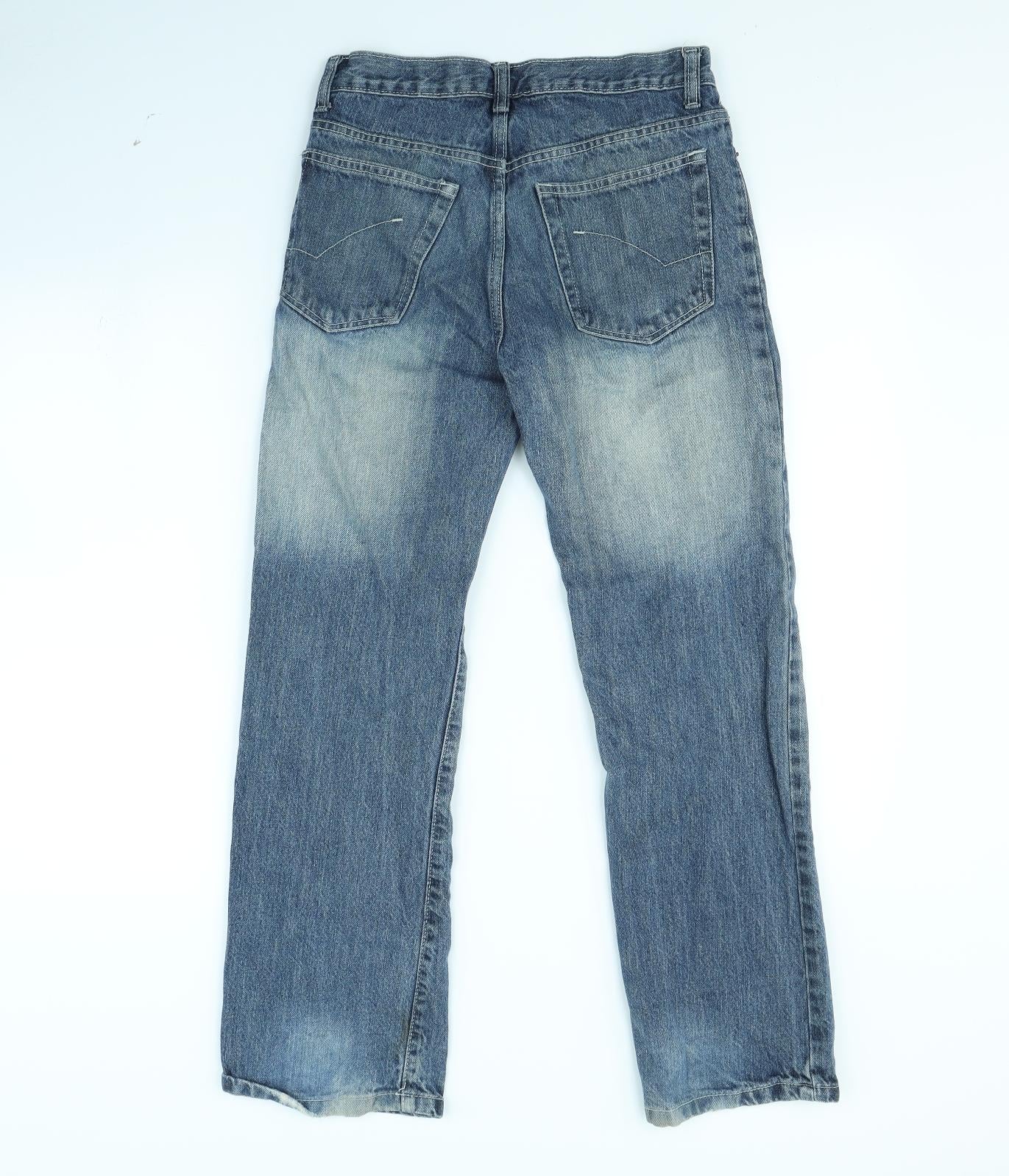 Preworn Womens Blue   Straight Jeans Size 28 in L29 in