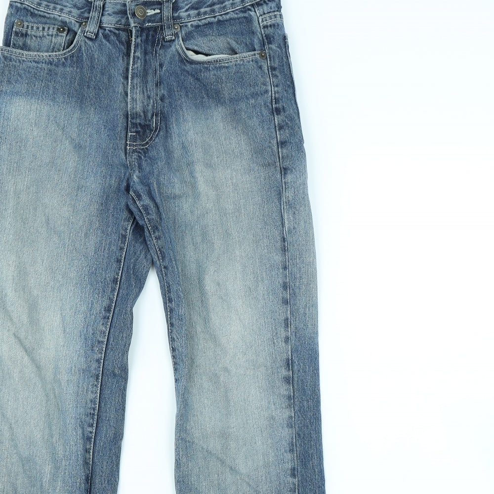 Preworn Womens Blue   Straight Jeans Size 28 in L29 in