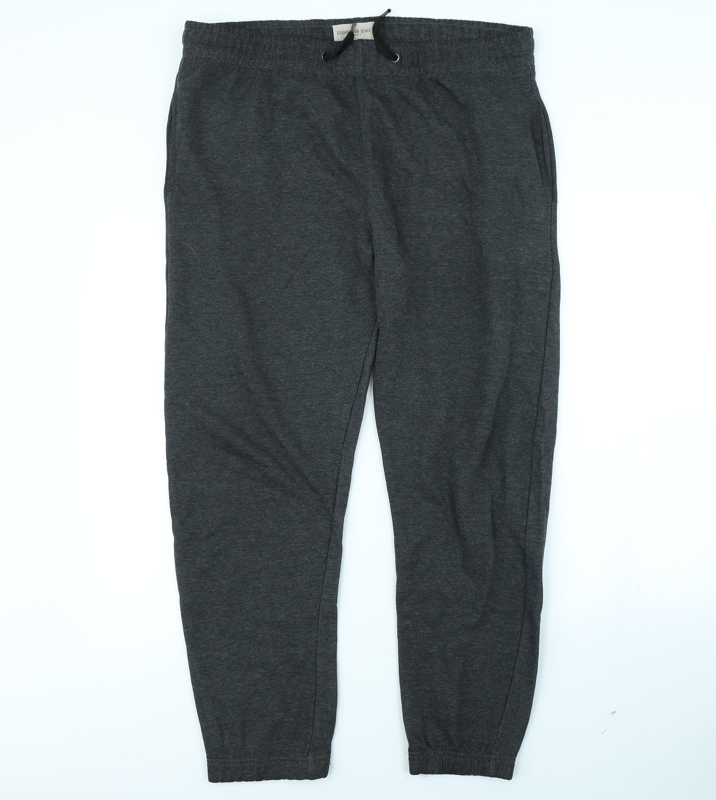 Cedar Wood State Mens Grey   Jogger Trousers Size L L30 in