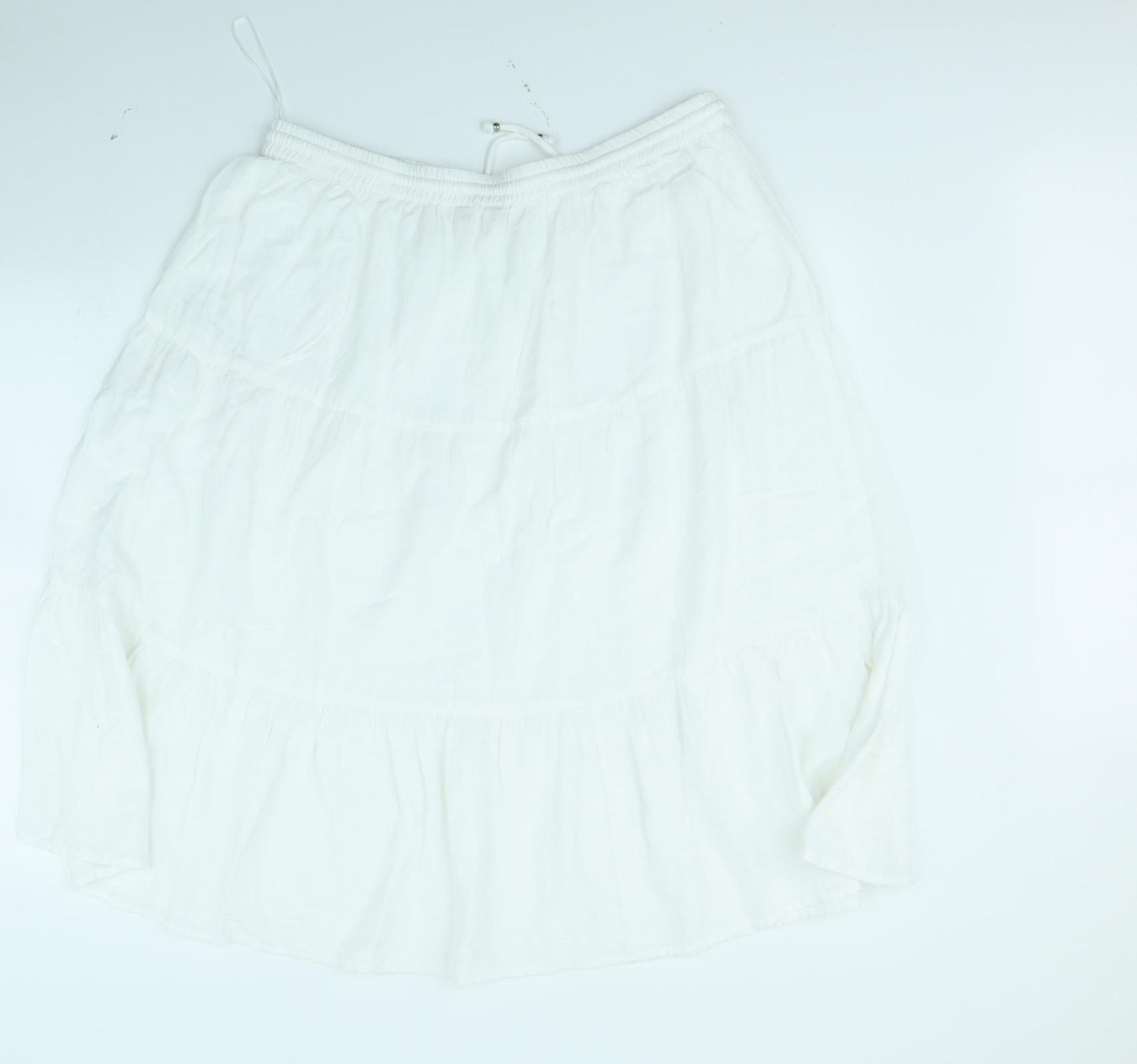 Anthology Womens White   Flare Skirt Size 34 in