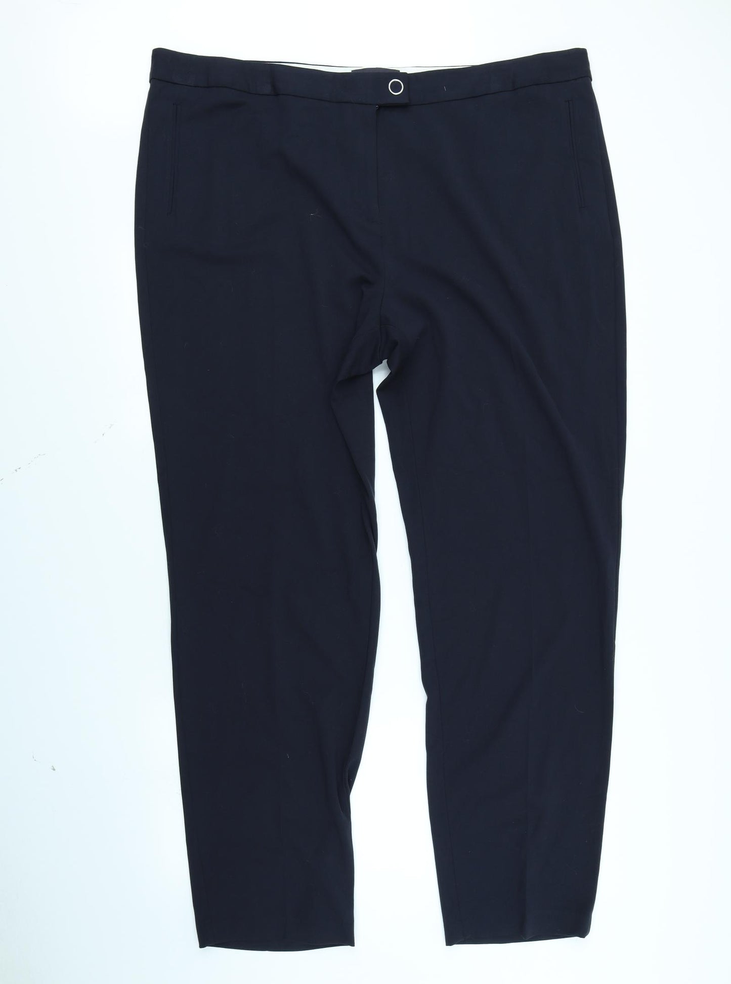 m&s Womens Blue   Dress Pants Trousers Size 22 L30 in