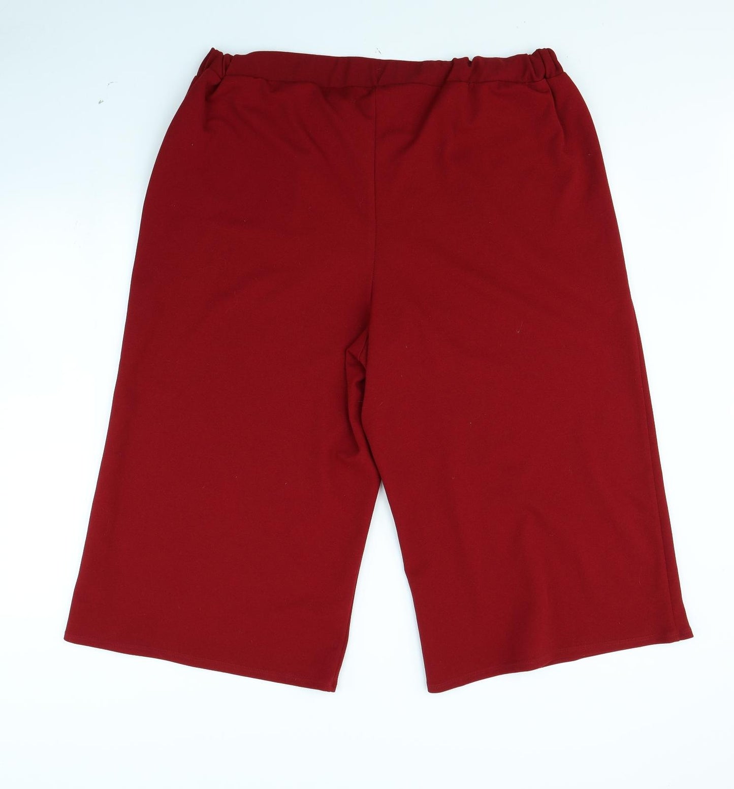 George Womens Red   Culotte Shorts Size 18