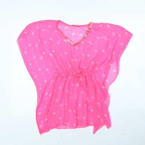 YD Girls Pink Spotted  Kaftan  Size 11 Years  - PALM TREE