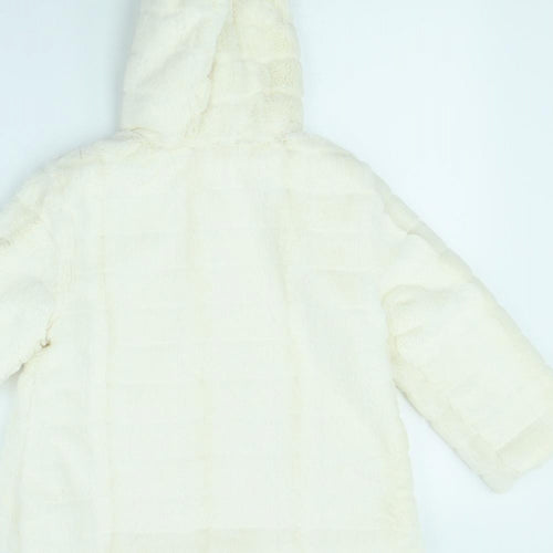 George Girls Ivory   Jacket Coat Size 4 Years  - Disney