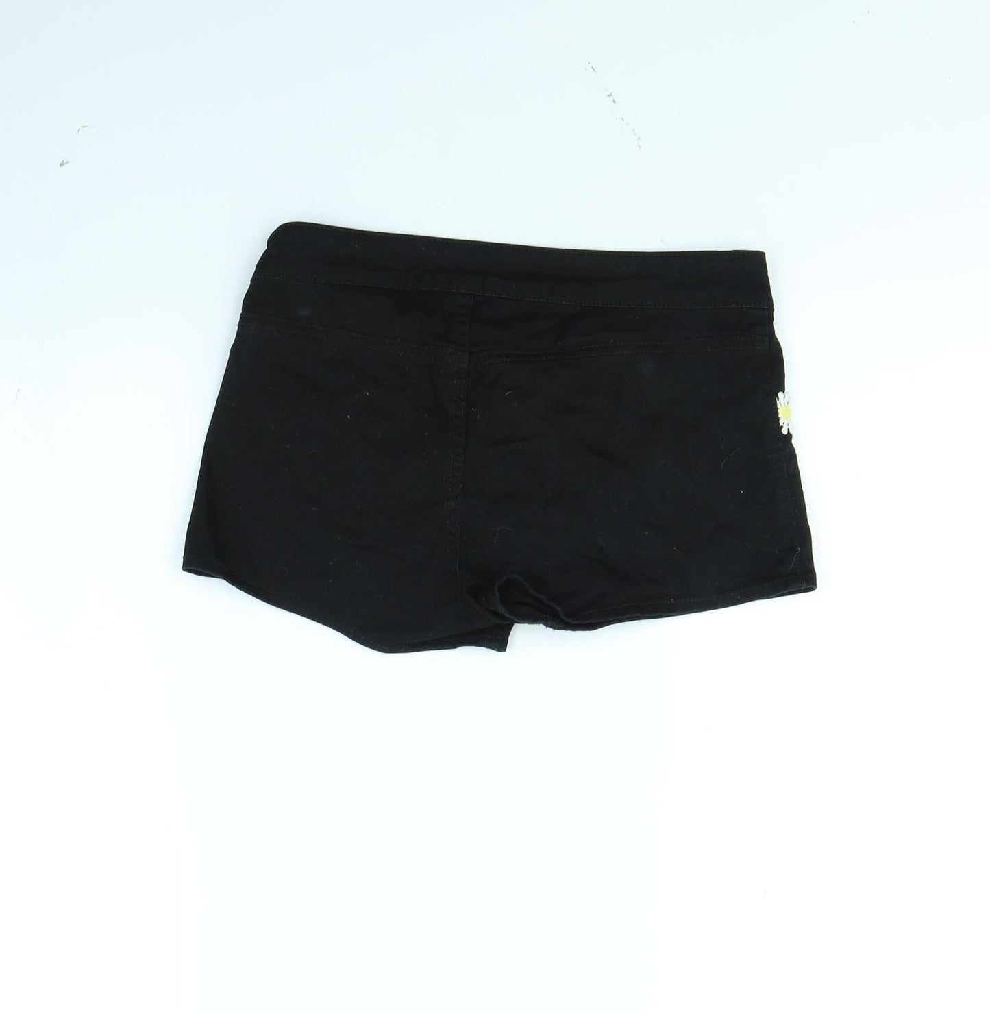 H&M Girls Black   Cut-Off Shorts Size 12 Years