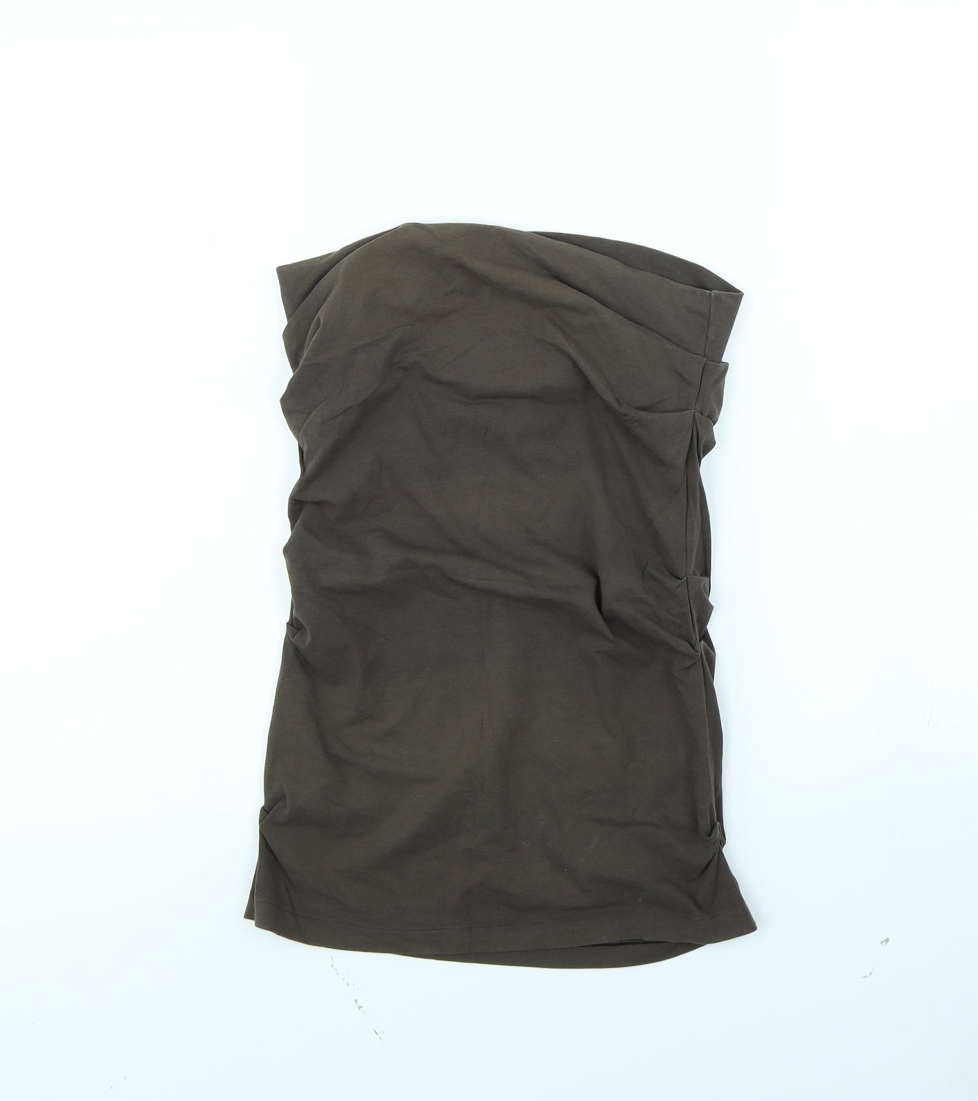 United Colors of Benetton Womens Brown   Peasant Skirt Size 26