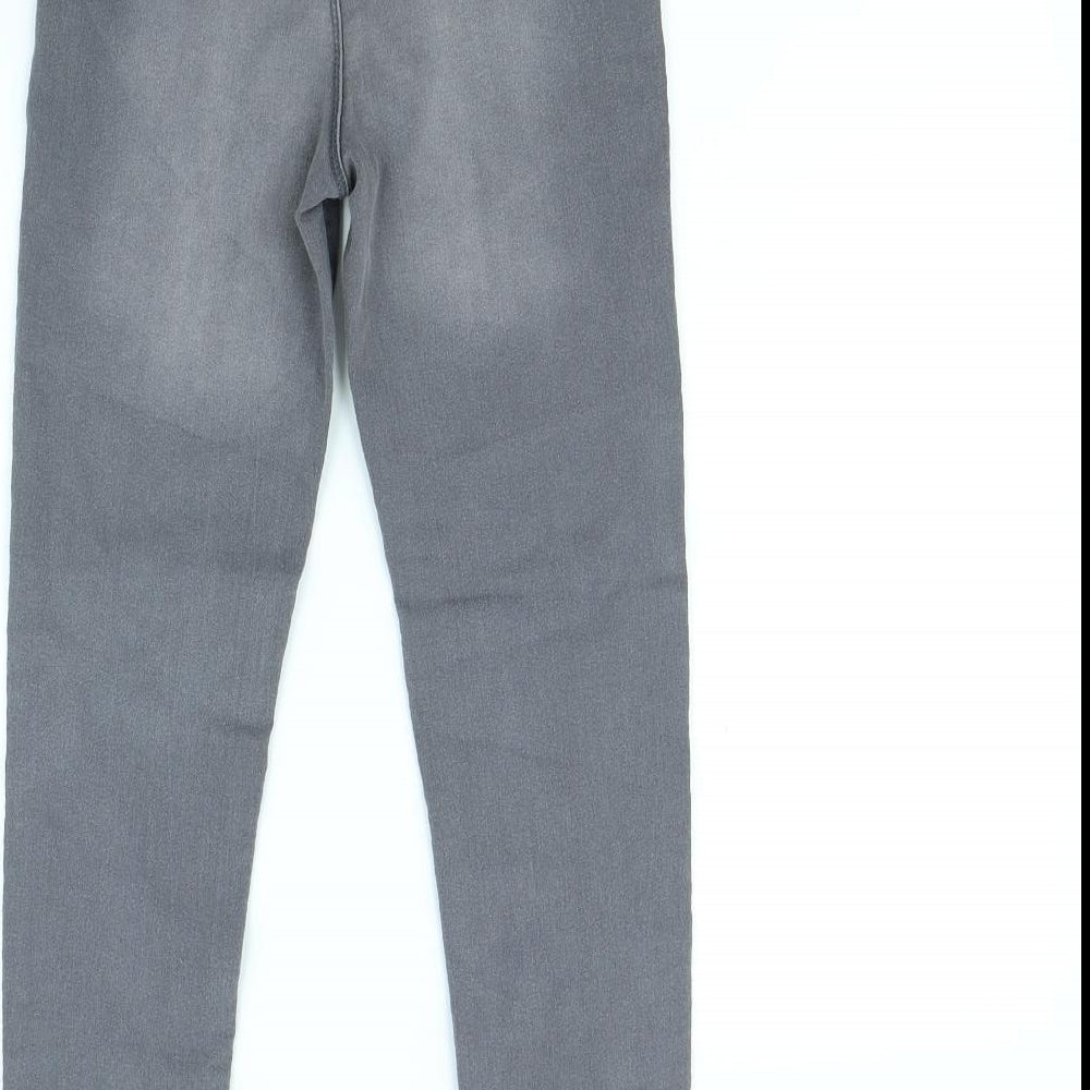 Miss Evie Girls Grey   Skinny Jeans Size 10 Years