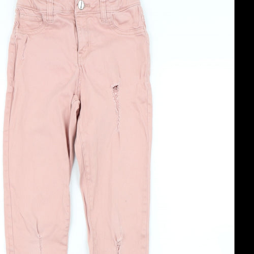 Denim & Co. Girls Pink   Skinny Jeans Size 10 Years