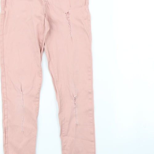 Denim & Co. Girls Pink   Skinny Jeans Size 10 Years