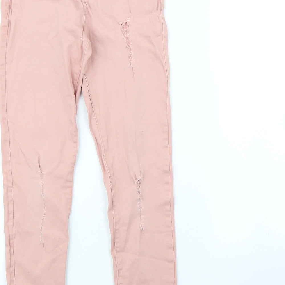 Denim & Co. Girls Pink   Skinny Jeans Size 10 Years