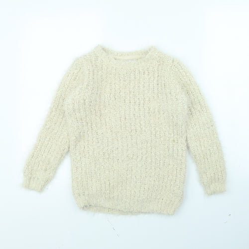 yd Girls Beige    Jumper Size 9 Years
