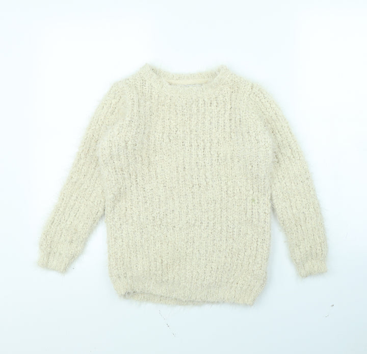 yd Girls Beige Jumper Size 9 Years