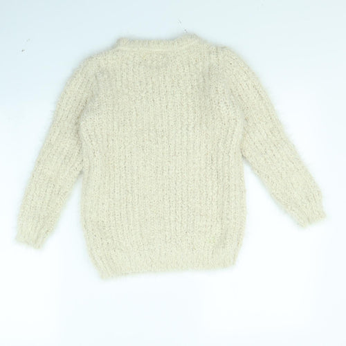 yd Girls Beige    Jumper Size 9 Years