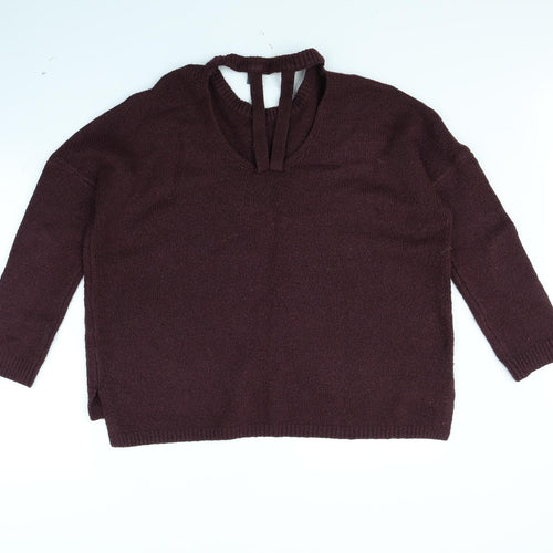 Primark Womens Purple   Pullover Jumper Size M