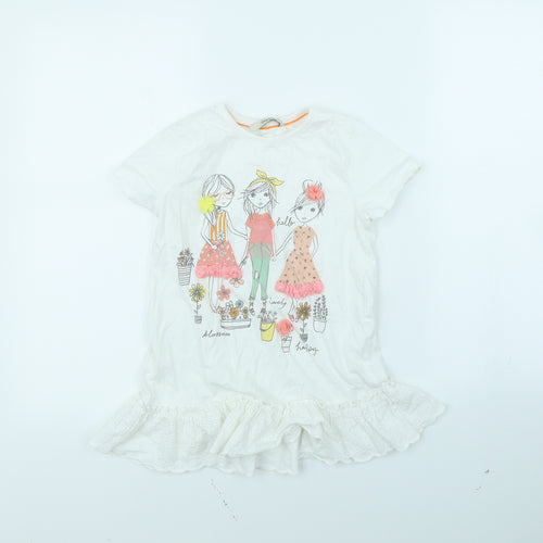George Girls White   Fit & Flare  Size 8 Years