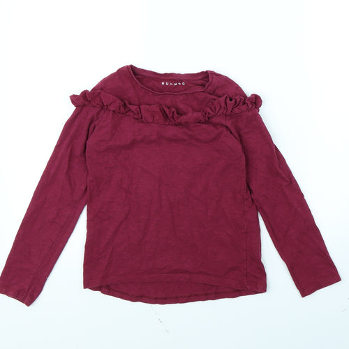 Nutmeg Girls Purple   Basic T-Shirt Size 8 Years